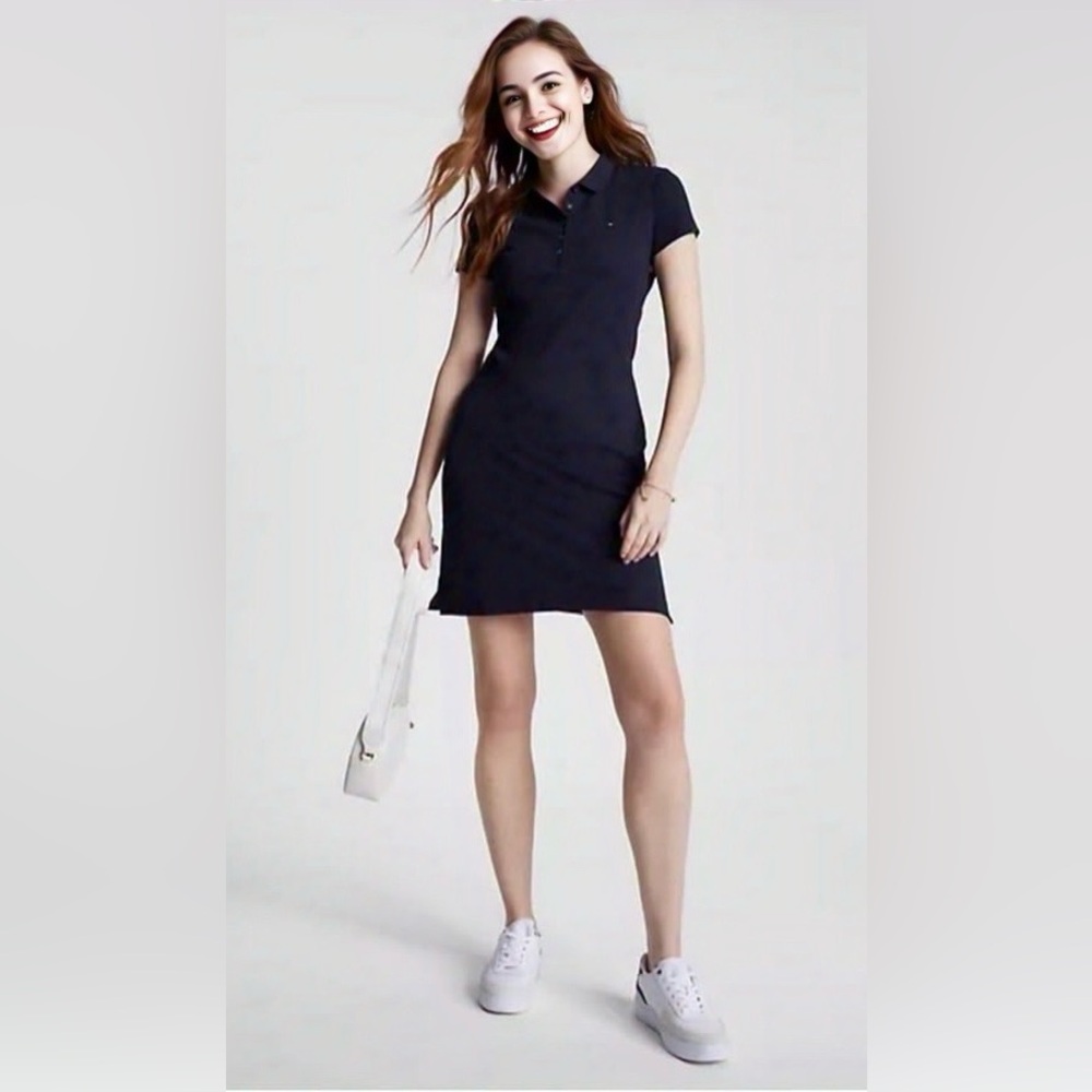 Tommy Hilfiger Navy Polo Dress